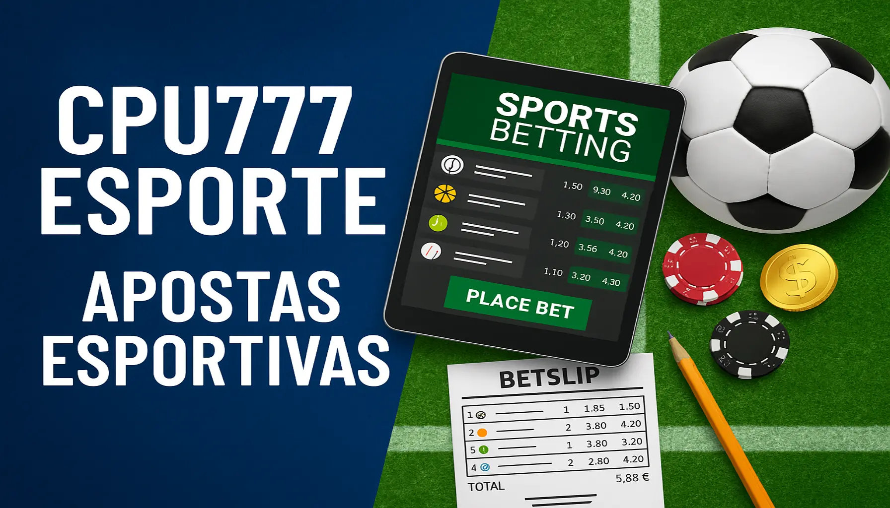 Aposte em apostas esportivas no cassino online CPU777