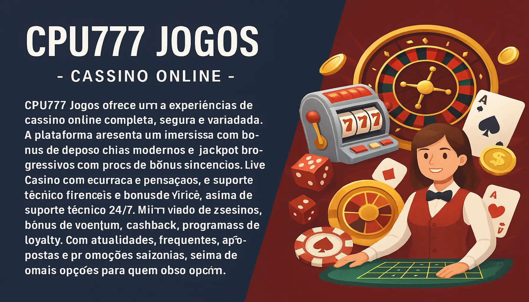 Jogos de cassino online CPU777